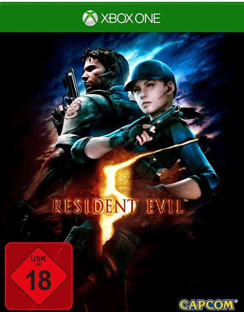 Resident Evil 5 box art for Xbox One